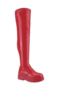 Red Patent Boots