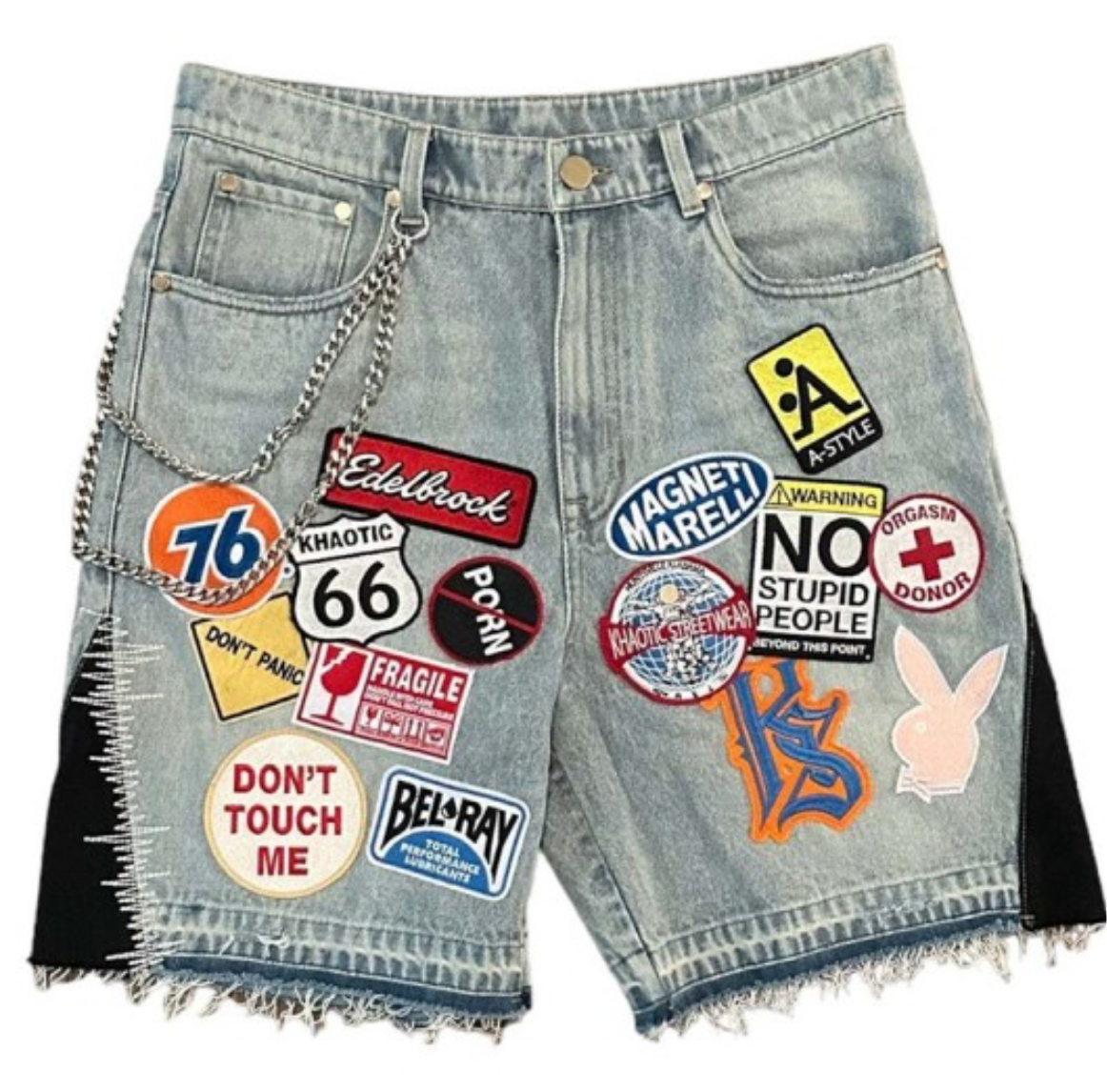 Denim Patch Jorts
