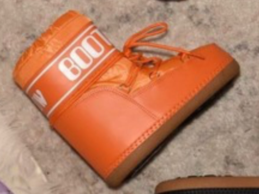 Orange Moon Boots