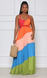 Multi Color Maxi Dress