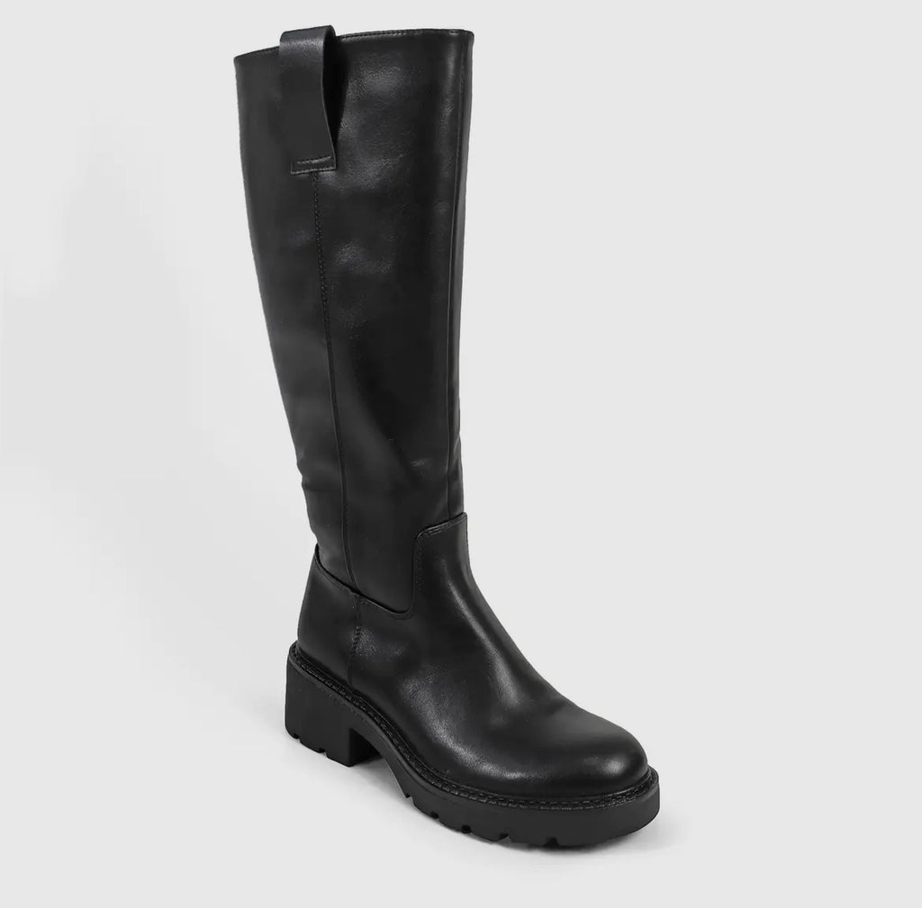 Black Knee High Boots