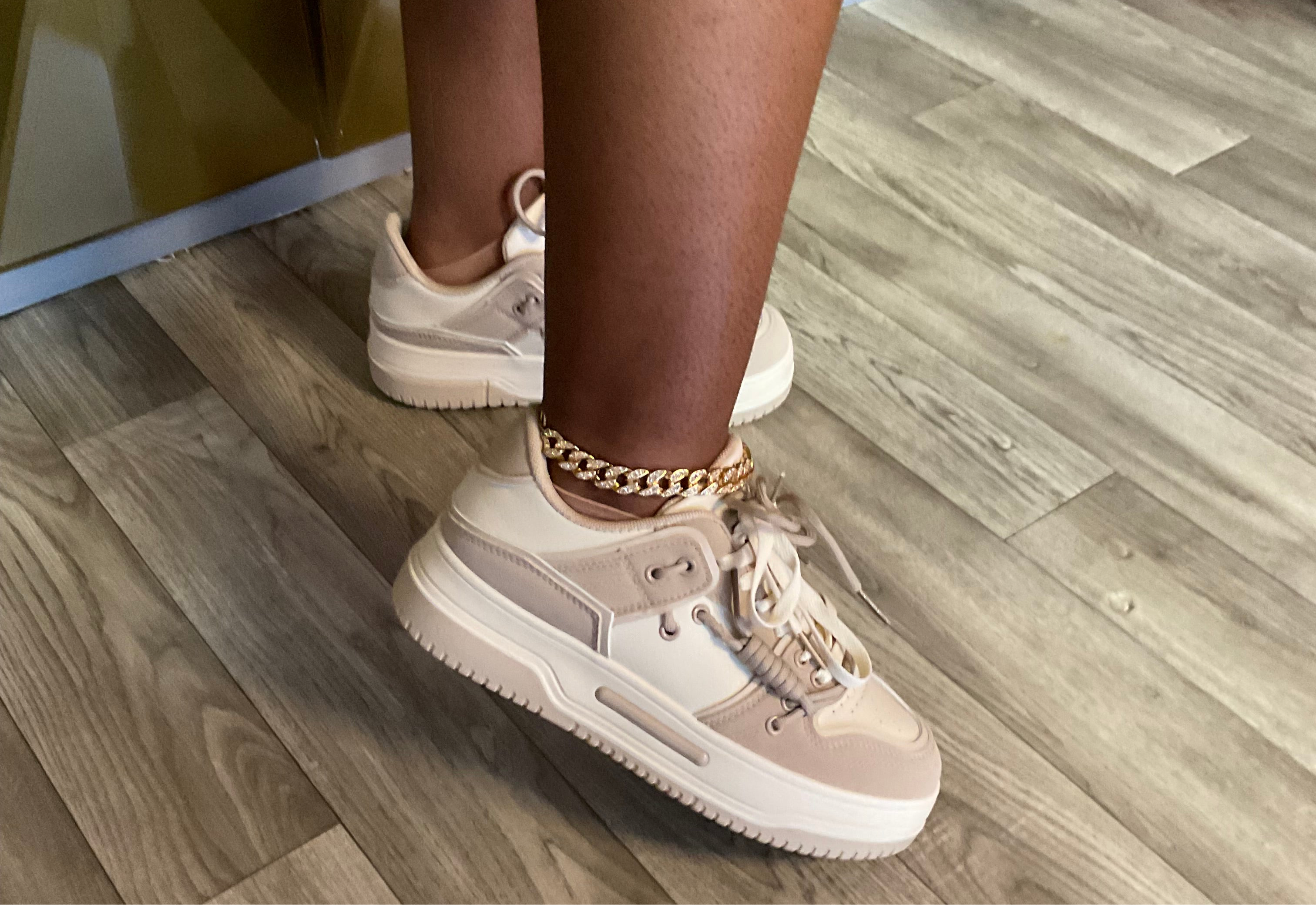 Nude Chunky Sneakers