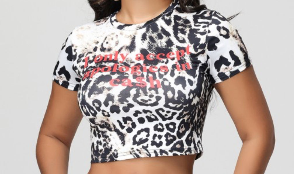 Cheetah Crop Top