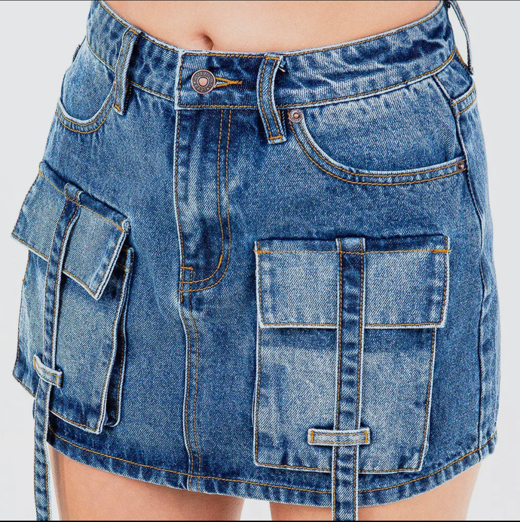 Cargo Mini Skirt