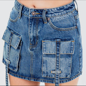 Cargo Mini Skirt