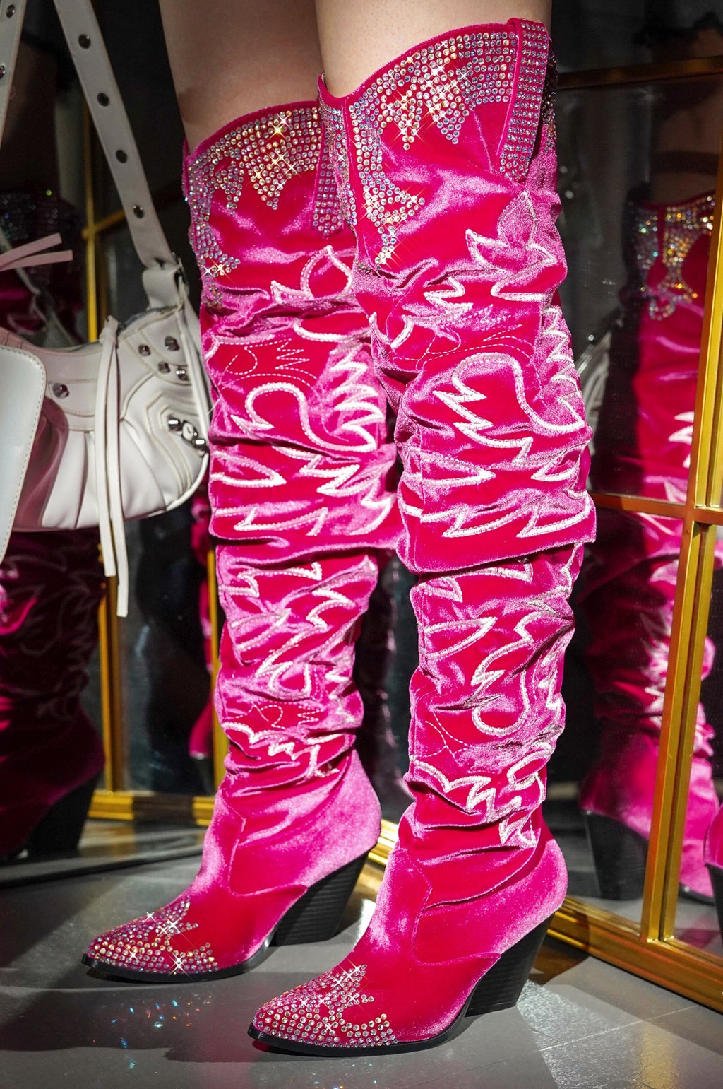 Fuschia Cowboy Boots