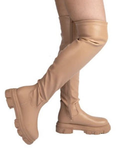 Nude Thigh high Boots