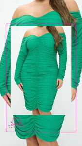 Green Fitted Dress