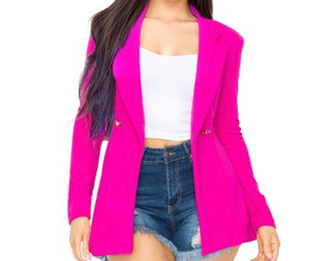 Fuschia Pink Blazer